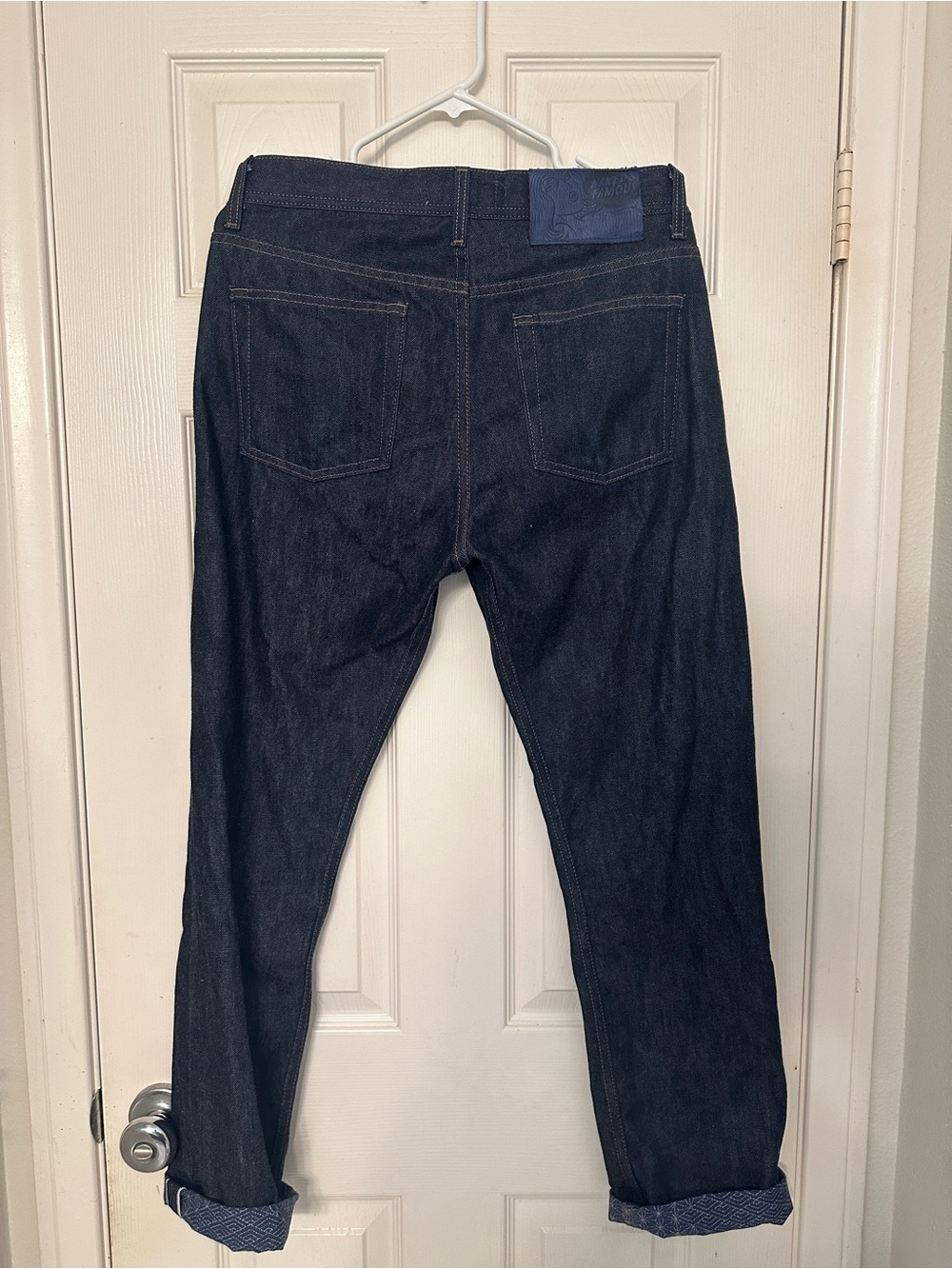 Naked & Famous Kimono Print Selvedge Denim Jeans Weird Guy - Picture 3 of 9